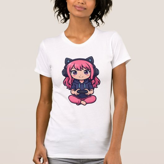 T-shirt Gamer fille (Devant)