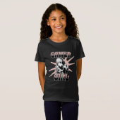 T-Shirt Gamer fille | Jeux (Devant entier)