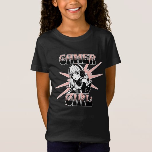 T-Shirt Gamer fille | Jeux (Devant)