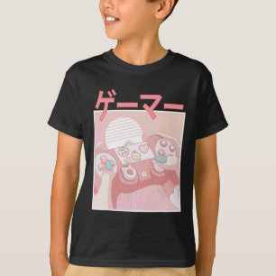 T-shirt Gamer Girl Anime Kawaii Jeu vidéo mignonne avec