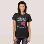 T-shirt Gamer Girl Power Design for Video Game Lovers (Devant entier)