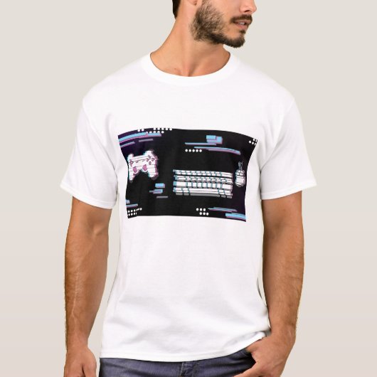 T-shirt Gamer Glitch (Devant)