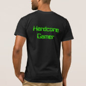 T-shirt Gamer hardcore (Dos)