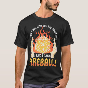 T-shirt Gamer I Cast Fireball