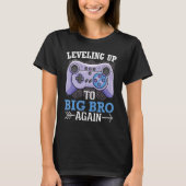 T-shirt Gamer Leveling Jusqu'À Big Brother Encore Heureux (Devant)
