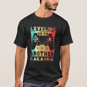 T-shirt Gamer Leveling Jusqu'À Frère Encore Grossesse Anno