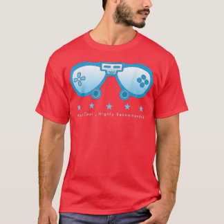 T-shirt Gamer Lunettes de soleil Vidéo Contrôleur de jeu A