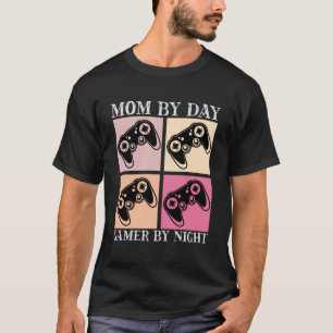 T-shirt Gamer Maman Motherhood Joystick Contrôleur vidéo G