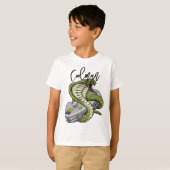 T-shirt Gamer moderne Joueurs Vidéo Enfants mignons (Devant entier)