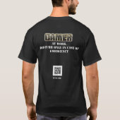 T-shirt Gamer mortel de chemise orientée de jeu (Dos)