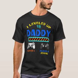 T-shirt Gamer Papa Joueur Console De Jeu Je Me Suis Levelé