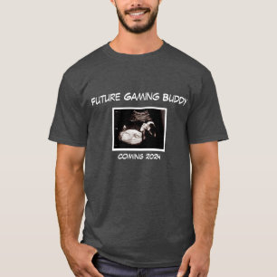 T-shirt Gamer Père Ultrasound Faire-part de grossesse
