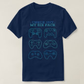 T-shirt Gamer Six Pack (Design devant)