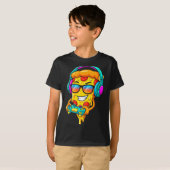T-shirt Gamer Zza Slice Video Gaming Boy Enthusiast Gamer  (Devant entier)