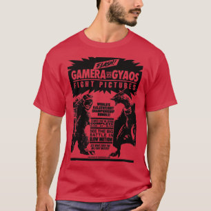 T-shirt GAMERA contre GYAOS COMBATTRE 1