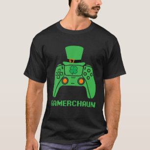 T-shirt Gamerchaun Gamer Boys Hommes, St patrick jeu vidéo