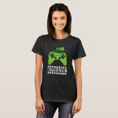 T-shirt Gamerchaun Irish Gamer Paddys Men St Patrick Day B (Devant entier)