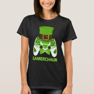 T-shirt Gamerchaun Irlandais Gamer Paddles Hommes St Patri