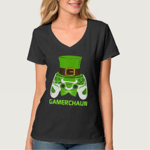 T-shirt Gamerchaun Irlandais Gamer Paddles Hommes St Patri
