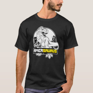 T-shirt Gamersaurus Gamer Dinosaur jeu vidéo