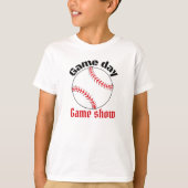 T-shirt Gameshow de baseball (Devant)
