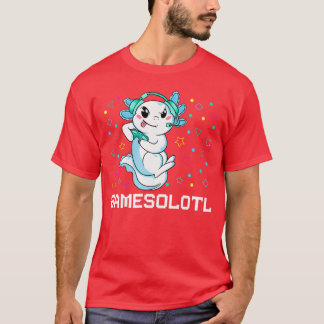 T-shirt Gamesolotl aolotl jeux vidéo amis gamer