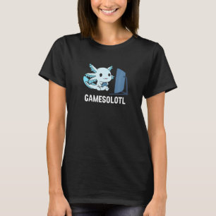 T-shirt Gamesolotl Axolotl Contrôleur de jeu Axolotl Vidéo