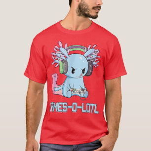 T-shirt Gamesolotl Axolotl Vidéo Gamer Kawaii Pastel Goth
