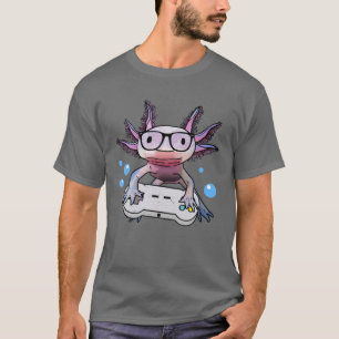 T-shirt Gamesolotl Axolotl Vidéo Gamer Kawaii Pastel Goth