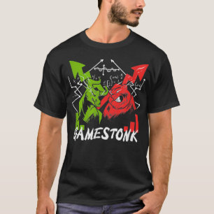 T-shirt Gamestonk YOLO Wall Street Short Squeeze Stock
