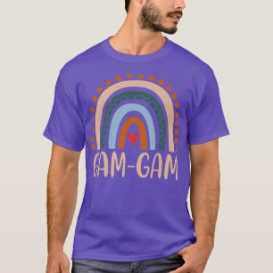 T-shirt GamGam arc-en-ciel Grand-mère mignonne Fête des mè