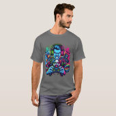 T-shirt Gaming Co-Pilot - Dog Lover Gamer Art (Devant entier)