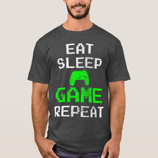 T-shirt Gaming Console Vintage family (Devant)