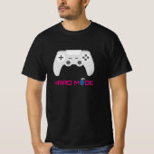T-shirt Gaming Controller Hard Mode (Devant)