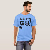T-shirt Gaming Controller Lets Go Gamer funny girl (Devant entier)