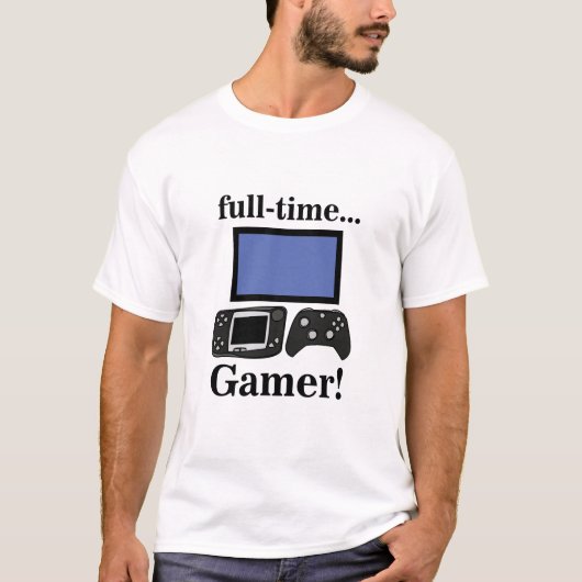T-shirt Gaming Gamer Funny (Devant)
