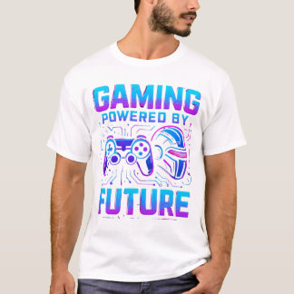 T-shirt Gaming Powered by Future Neon Design