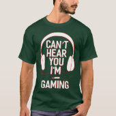 T-shirt Gaming Video Game Gamer Console Nerd Geek Gift fun (Devant)
