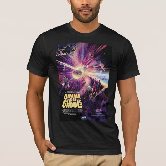 T-shirt Gamma Ray Burst Pulsars Kilonova Collision cosmiqu (Devant)
