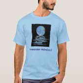 T-shirt Gamme de cadeaux préhistoriques MOSASAUR & MOON (Devant)