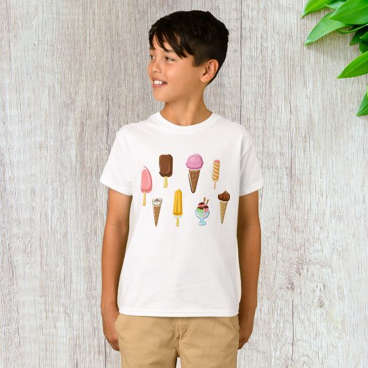 T-shirt Gamme De Glaces