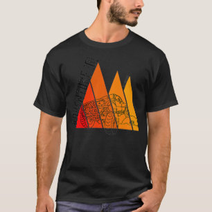 T-shirt Gamme de montagnes Tacoma terrestre Premium