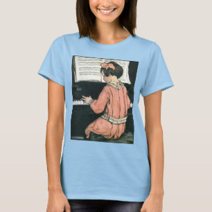 T-shirt Gamme par Jessie Willcox Smith, Fille de musique d