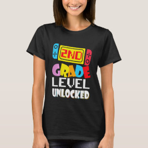 T-shirt Gamme vidéo déverrouillée de 2e année pour enfants
