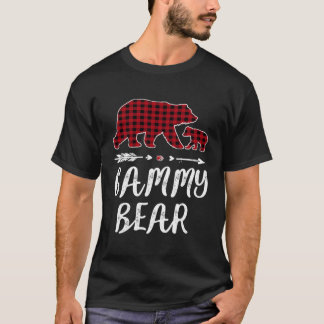 T-shirt Gammy Bear Pajama de Noël Buffalo Rouge Plaid Fami