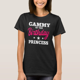 T-shirt Gammy De L'Anniversaire Princess Party Anniversair