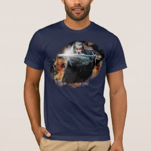 T-shirt Gandalf avec l'épée dans la bataille
