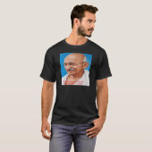 T-shirt Gandhi & Be The Change Citation (Devant entier)