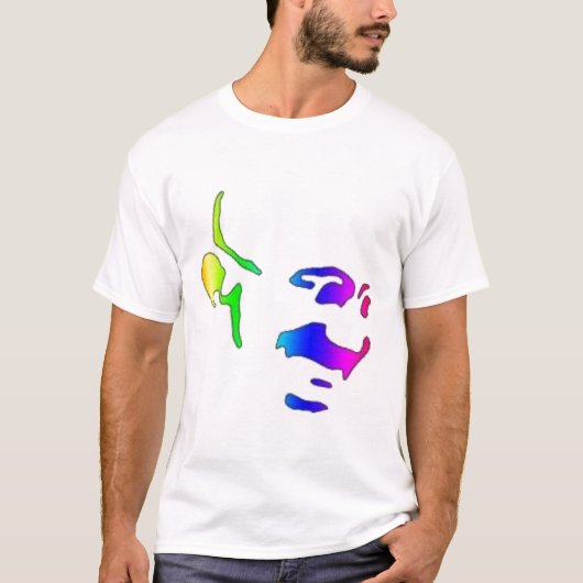 T-shirt gandhi rainbow2 (Devant)