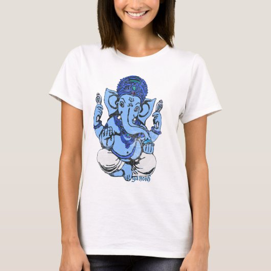 T-shirt ganesh bleu (Devant)